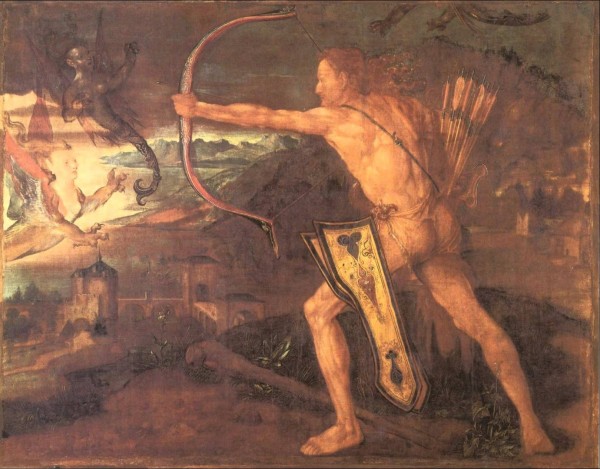 Hercules and the Stymphalian Birds by Albrecht Durer